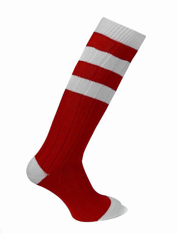 Long Cashmere Socks In Football Team Colours By Savile Rogue ...
