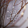Handmade Crystal Snowflake Christmas Tree Decoration, thumbnail 1 of 2