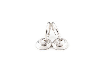 Spira Hoop Earrings Silver, 2 of 3