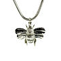 Sterling Silver Or Gold Bumble Bee Charm, thumbnail 1 of 5