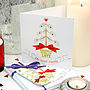 Fingerprint Christmas Tree Cards, thumbnail 1 of 5