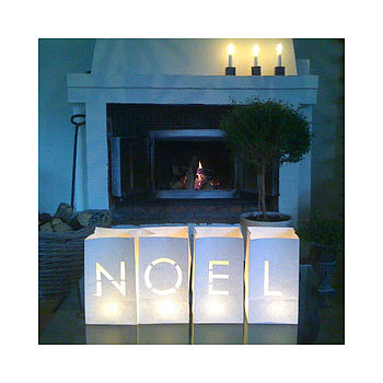 'noel' Christmas Lanterns By The Wedding Of My Dreams
