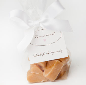 Scottish Tablet Heart Wedding Favour X 10, 6 of 7