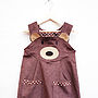 Teddy Bear Girls Dress, thumbnail 3 of 4