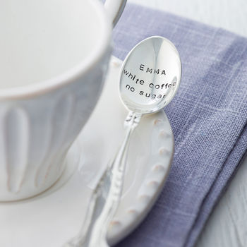Personalised Silver Plated Tea Spoon, 3 of 10