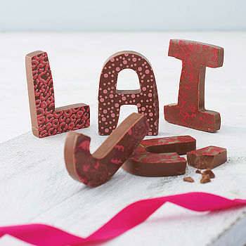 Patterned Milk Chocolate Letter, 4 of 10