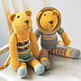 Hand Knitted Lion Soft Toy, thumbnail 1 of 4