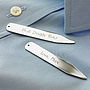 Personalised Message Collar Stiffeners, thumbnail 1 of 12
