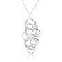 Silver Links Pendant And Chain, thumbnail 3 of 7