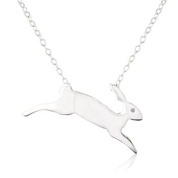Silver Hare Necklace, 3 of 5