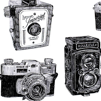 Vintage Camera Print, 3 of 4