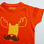 Child's Moosetache T Shirt, thumbnail 1 of 3