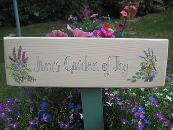Bespoke Wooden Garden Signs, 10 of 12