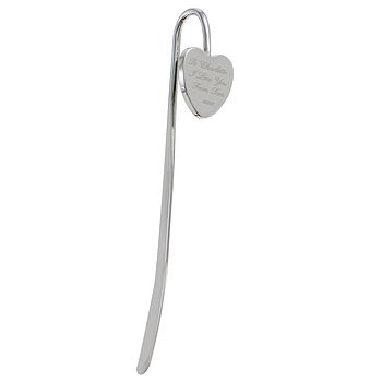 Engraved Heart Bookmark, 4 of 4