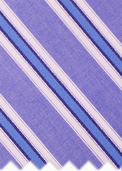 Men's Dark Blue And White Stripe Pyjamas, 4 of 4