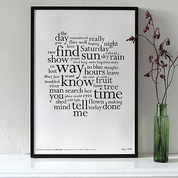 The Poets Collection Of Letterpress Prints, 5 of 6