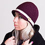 Woolly Knitted Gatsby Hat, thumbnail 6 of 10