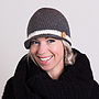 Woolly Knitted Gatsby Hat, thumbnail 9 of 10