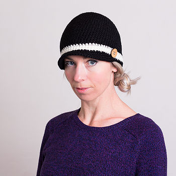 Woolly Knitted Gatsby Hat, 8 of 10