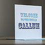 Personalised New Baby Name Card, thumbnail 4 of 6