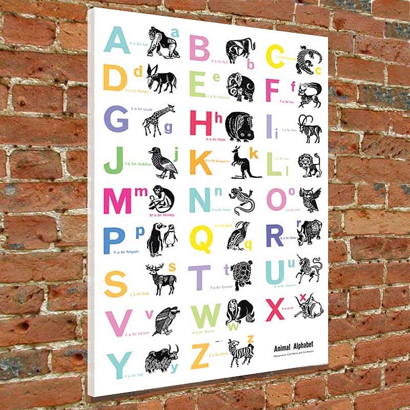 Alphabet Print By Cute Clocks Notonthehighstreet