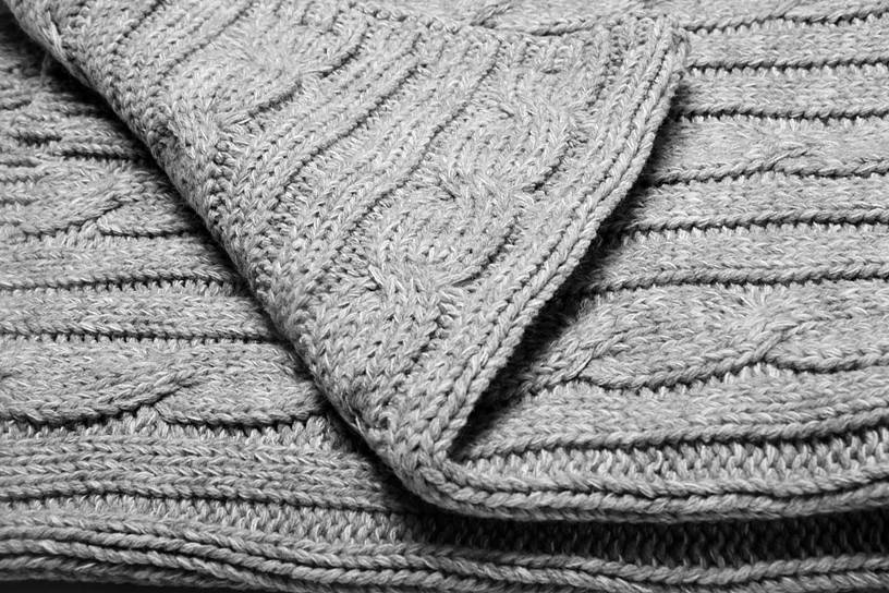 unisex baby knitted blanket by award winning lilly + sid