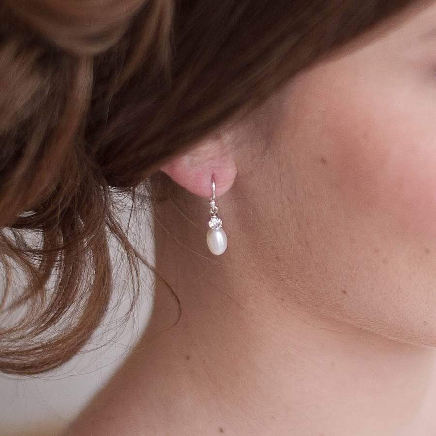 Anna Pearl Drop Earrings, 1 of 3