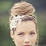 Beaded Lace Bridal Or Bridesmaid Headpiece Headband, thumbnail 5 of 11