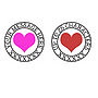 Personalised Love And Kisses Stickers, thumbnail 3 of 3