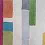 Merino Wool Lateral Stripe Rug, thumbnail 4 of 5