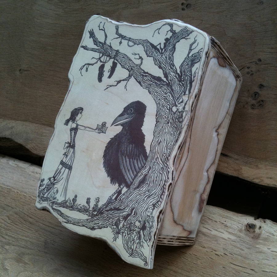 Crow Keepsake Box By Facetnation