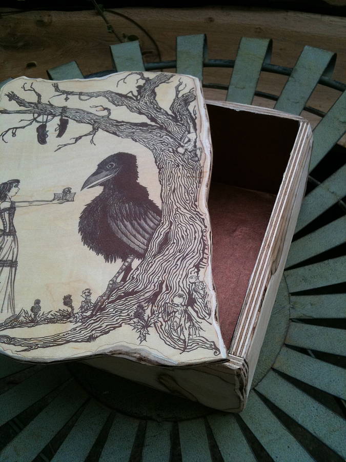 Crow Keepsake Box By Facetnation