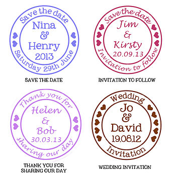 Personalised Wedding Stickers, 5 of 7