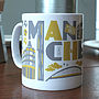Manchester City Typographic Mug, thumbnail 1 of 2