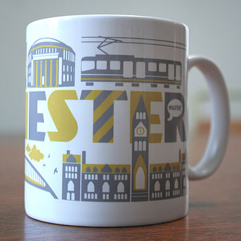 Manchester City Typographic Mug, 2 of 2