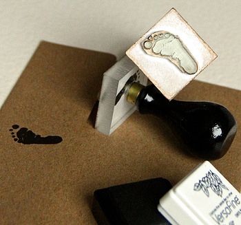 Personalised Miniature Footprint Stamp, 6 of 12