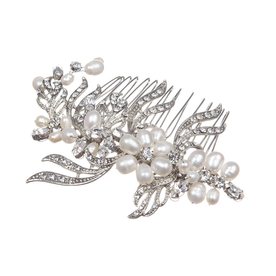 Daisy Vintage Style Bridal Hair Comb By Chez Bec | notonthehighstreet.com