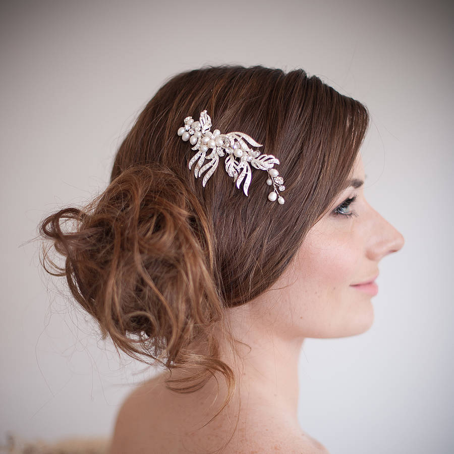 Daisy Vintage Style Bridal Hair Comb By Chez Bec 