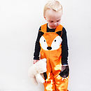 fox dungaree costume by wild things funky little dresses ...