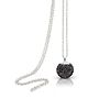 Sterling Silver Crystal Disco Ball Long Necklace, thumbnail 3 of 12