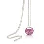 Sterling Silver Crystal Disco Ball Long Necklace, thumbnail 5 of 12