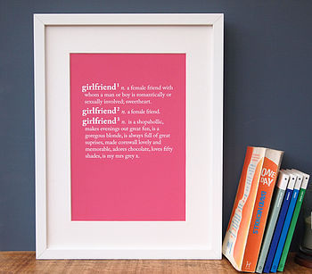 Personalised Partner Dictionary Print, 2 of 8