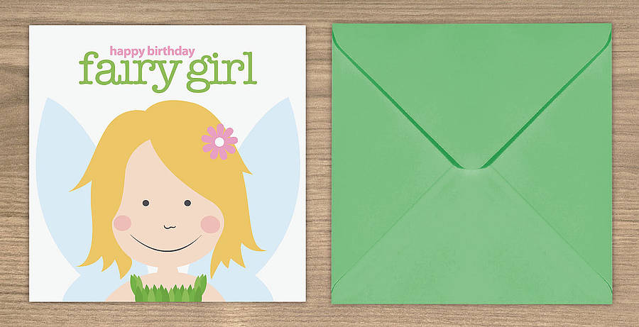 fairy birthday card by showler and showler notonthehighstreetcom