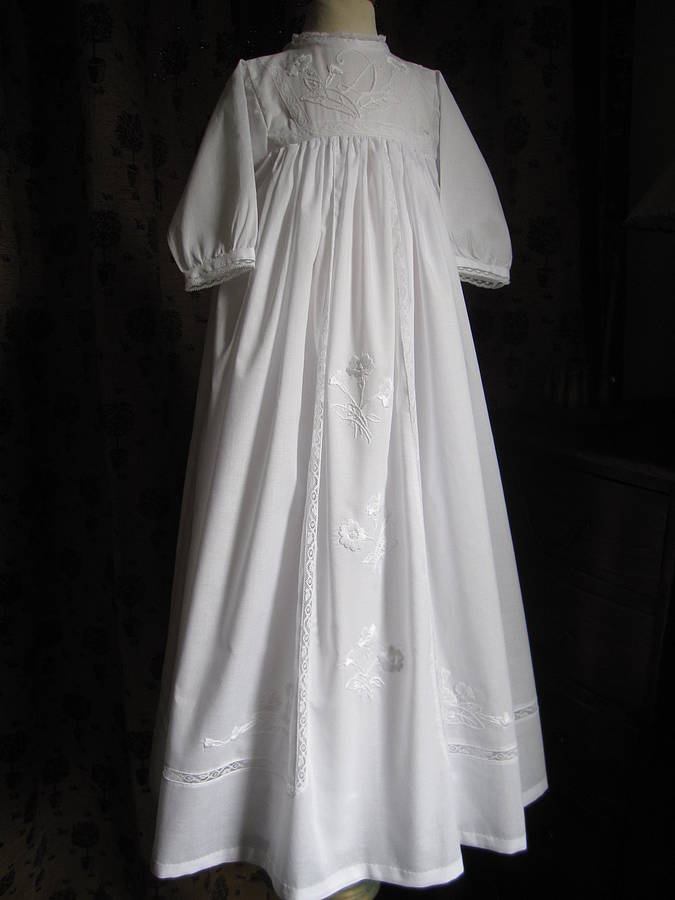 Christening Gown 'Primrose' By Little Doves