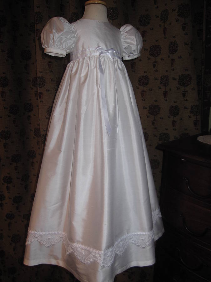 Christening Gown 'Jessie Silk Gown', 1 of 4