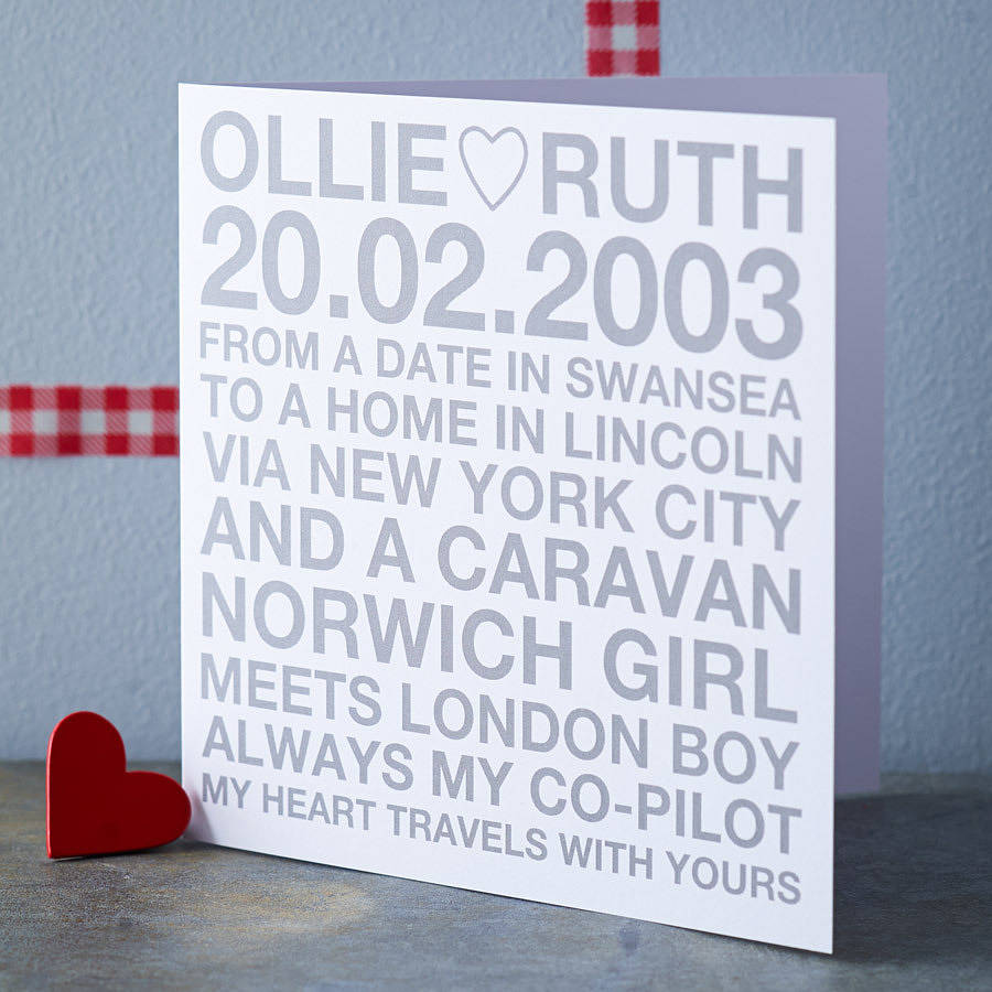 Personalised Couple Card, 1 of 7