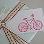 Set Of Five Bicycle Gift Tags, thumbnail 2 of 8