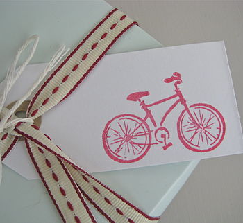 Set Of Five Bicycle Gift Tags, 2 of 8