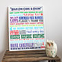 Personalised Family House Rules Print, thumbnail 5 of 12