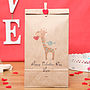 Personalised Giraffe Valentine Gift Bag, thumbnail 1 of 3